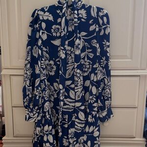 Pinch Navy and White Floral Dress